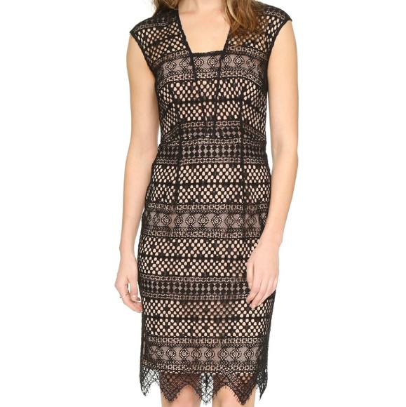 NWT Shoshanna Hilda Lace Formal Midi Dress - Picture 2 of 13